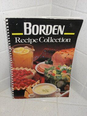 Vintage Borden Recipe Collection Book 1986 binder paperback spiral style